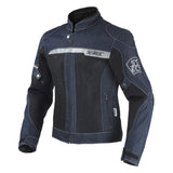 Summer Mesh Motorcycle Jeans Jacket