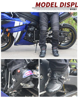 High Ankle Leather Motorbike Racing Boots - Pride Armour