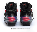 High Ankle Leather Motorbike Racing Boots - Pride Armour