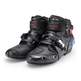 High Ankle Leather Motorbike Racing Boots - Pride Armour
