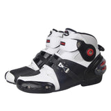 High Ankle Leather Motorbike Racing Boots - Pride Armour