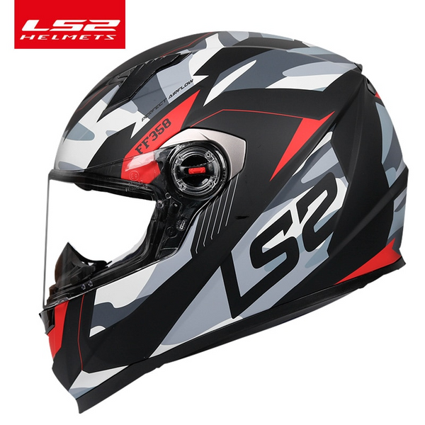 LS2 FF358 Motorcycle Helmet Camo