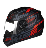 LS2 FF358 Red Crystal Helmet
