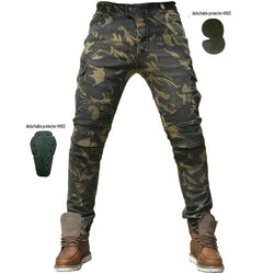 Camouflage Jeans Motorcycle Men's off-road Outdoor Pants