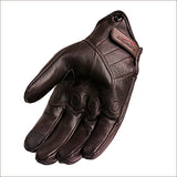 Perforated Leather Motorcycle Gloves