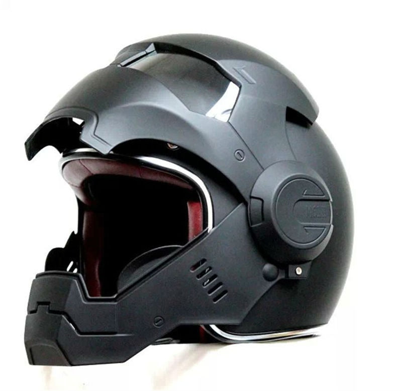 アイアンマン バイク ヘルメット 送料無料1個高品質アイアンマンオートバイヘルメットmasei