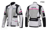 Scoyco Women Breathable Motorcycle Jacket With Waterproof Liner
