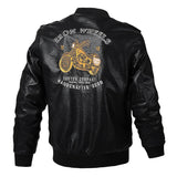 Motocross Retro Vintage Leather Jacket