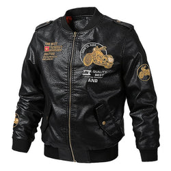 Motocross Retro Vintage Leather Jacket