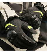 SCOYCO Waterproof Motorcycle Gloves Leather Moto Gloves Touch Screen Motocross Gloves Winter Windproof Motorbike Riding Gloves