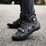 MJ MOTO New Brand Motorcycle Shoes Men/Women Pink/Black Motocross Boots Breathable Bike Shoe Self-Locking Ultralight Athletic