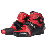 MJ MOTO New Brand Motorcycle Shoes Men/Women Pink/Black Motocross Boots Breathable Bike Shoe Self-Locking Ultralight Athletic