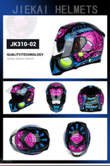 Cool Motorcycle Dual Visor Helmet