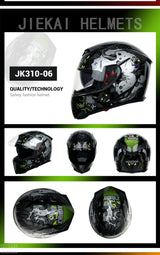Moto Helmet Black Graphic