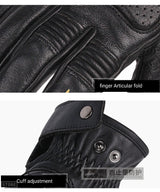 SCOYCO Perforated Leather Motorcycle Gloves