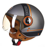 Open Face Motorcycle Helmet Women Men