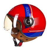 Open Face Motorcycle Helmet Women Men