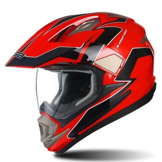 GSB Red Motorcycle Helmet