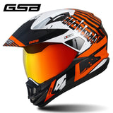 GSB Motorcycle Helmet Orange