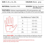 Retro GoatSkin Genuine Leather Motorcycle Gloves
