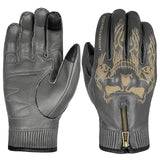 Retro GoatSkin Genuine Leather Motorcycle Gloves
