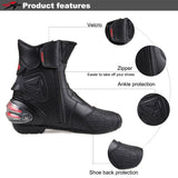 Leather Motocross Speed Safety Boots - Pride Armour