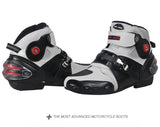 High Ankle Leather Motorbike Racing Boots -Pride Armour