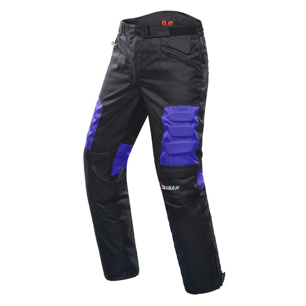 Unisex Motorcycle Pants With Armor Pads Reinforced Biker Jeans CE Knee Hip Protection Adventure Riding Pants, Black, M