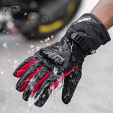 Waterproof Windproof Motorcycle Full Gauntlet Safety Gloves - Pride Armour