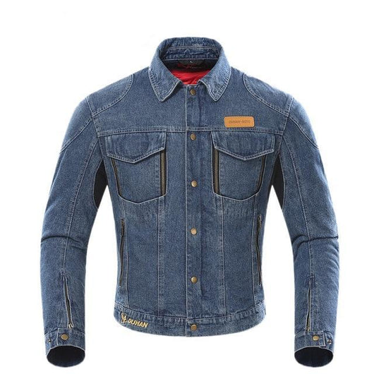 Buy Denim Motorcycle Jacket - Black | FREE D30 Removable Armour