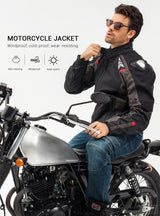 Motorcycle Protective Riding Jacket Waterproof D-117 - Pride Armour