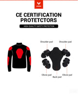 Motorcycle Protective Riding Jacket Waterproof D-117 - Pride Armour