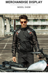 Motorcycle Protective Riding Jacket Waterproof D-117 - Pride Armour
