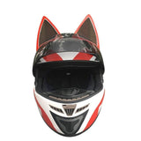 Women Motorcycle Helmet Cat Fashion - Pride Armour
