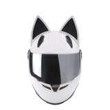 Women Motorcycle Helmet Cat Fashion - Pride Armour