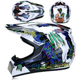 Motocross Professional Off-road Motorcycle Helmet with Goggles DOT - Pride Armor