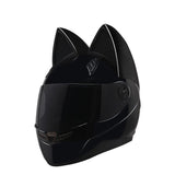 Women Motorcycle Helmet Cat Fashion - Pride Armour